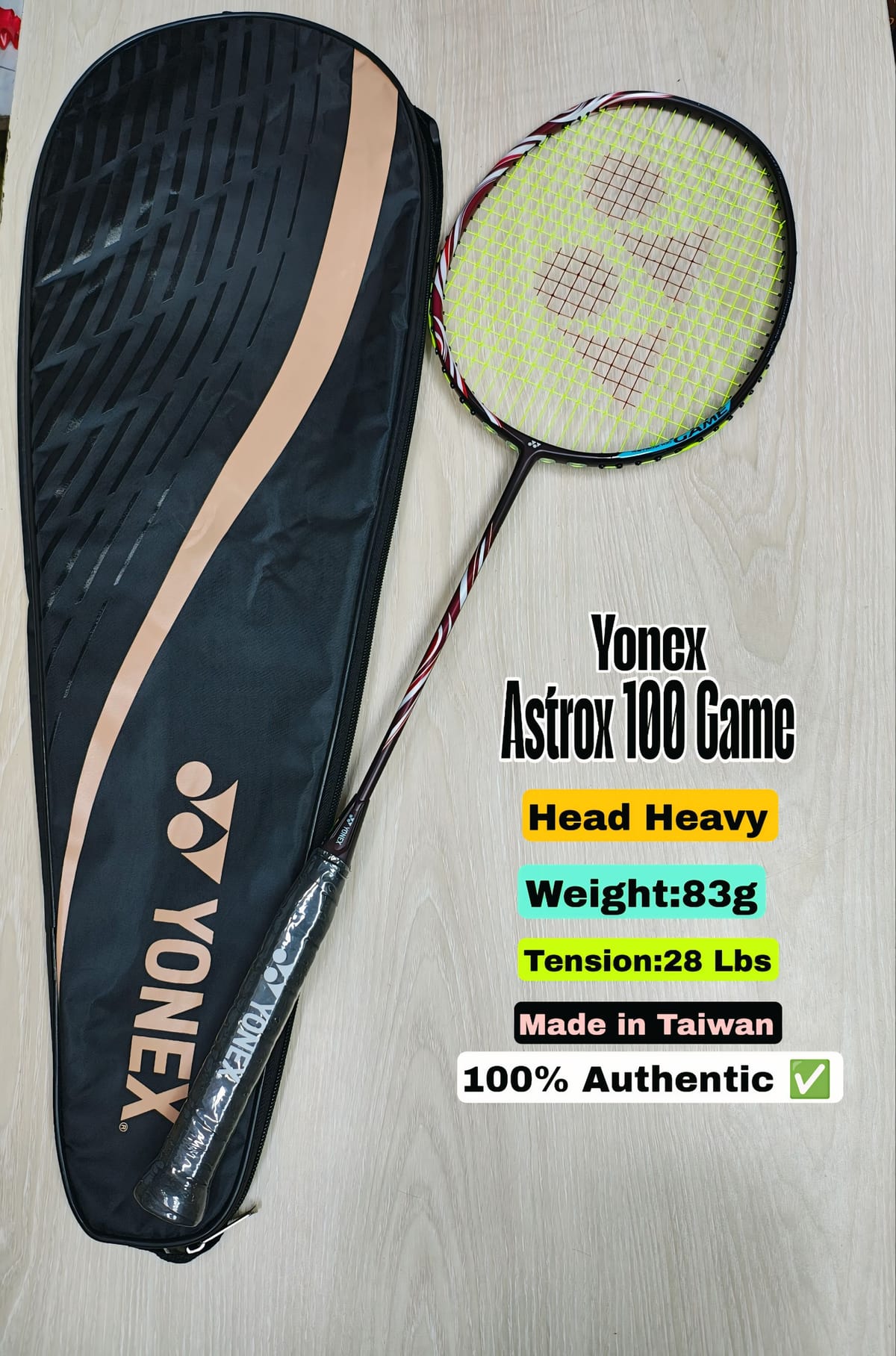 Yonex Astrox 100 Game Taiwan Badminton Racket