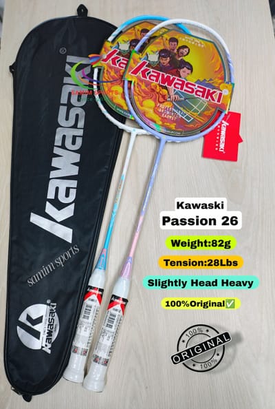 Kawasaki Passion 26 Slightly Head Heavy Badminton Racket_img_0