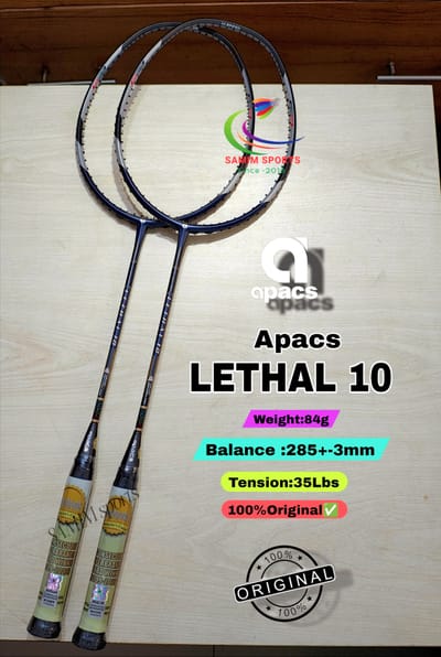 Apacs Lethel 10 Badminton Racket! Durk Gerry_img_0