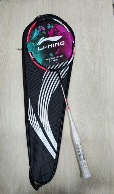 Lining Halbertec4000 Badminton Racket.White Pink Colour_img_2