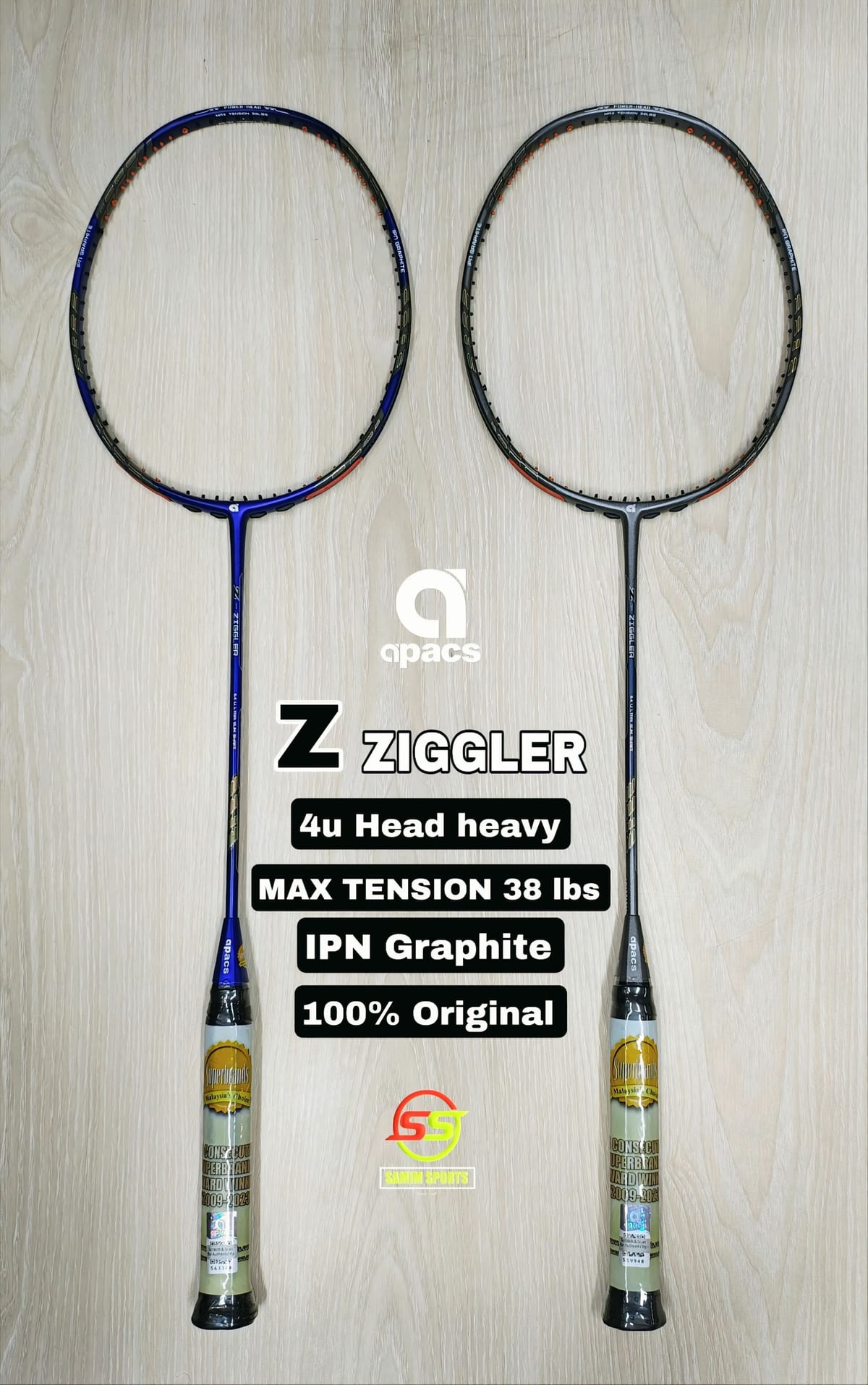 Apacs (Z Ziggler) Badminton Racket