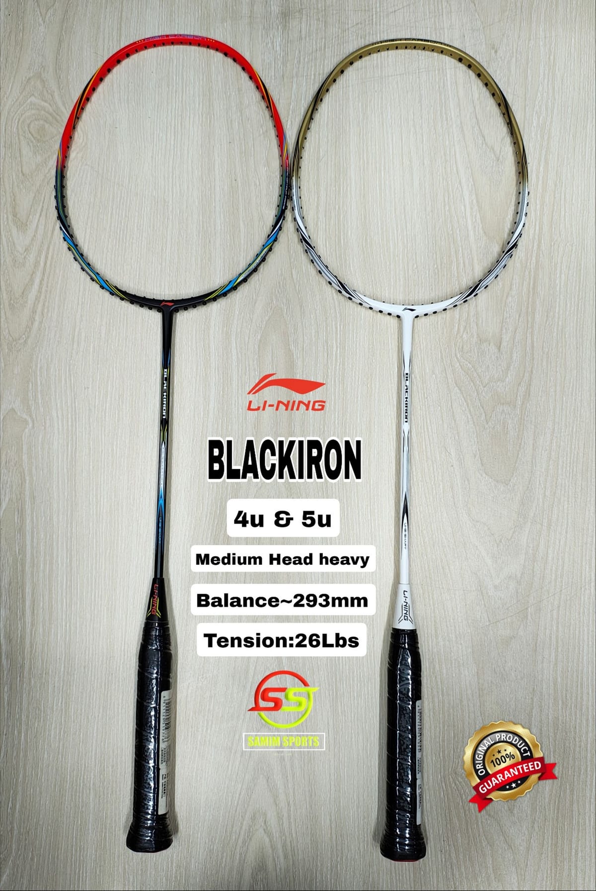 Li-Ning Blackiron Badminton Racket