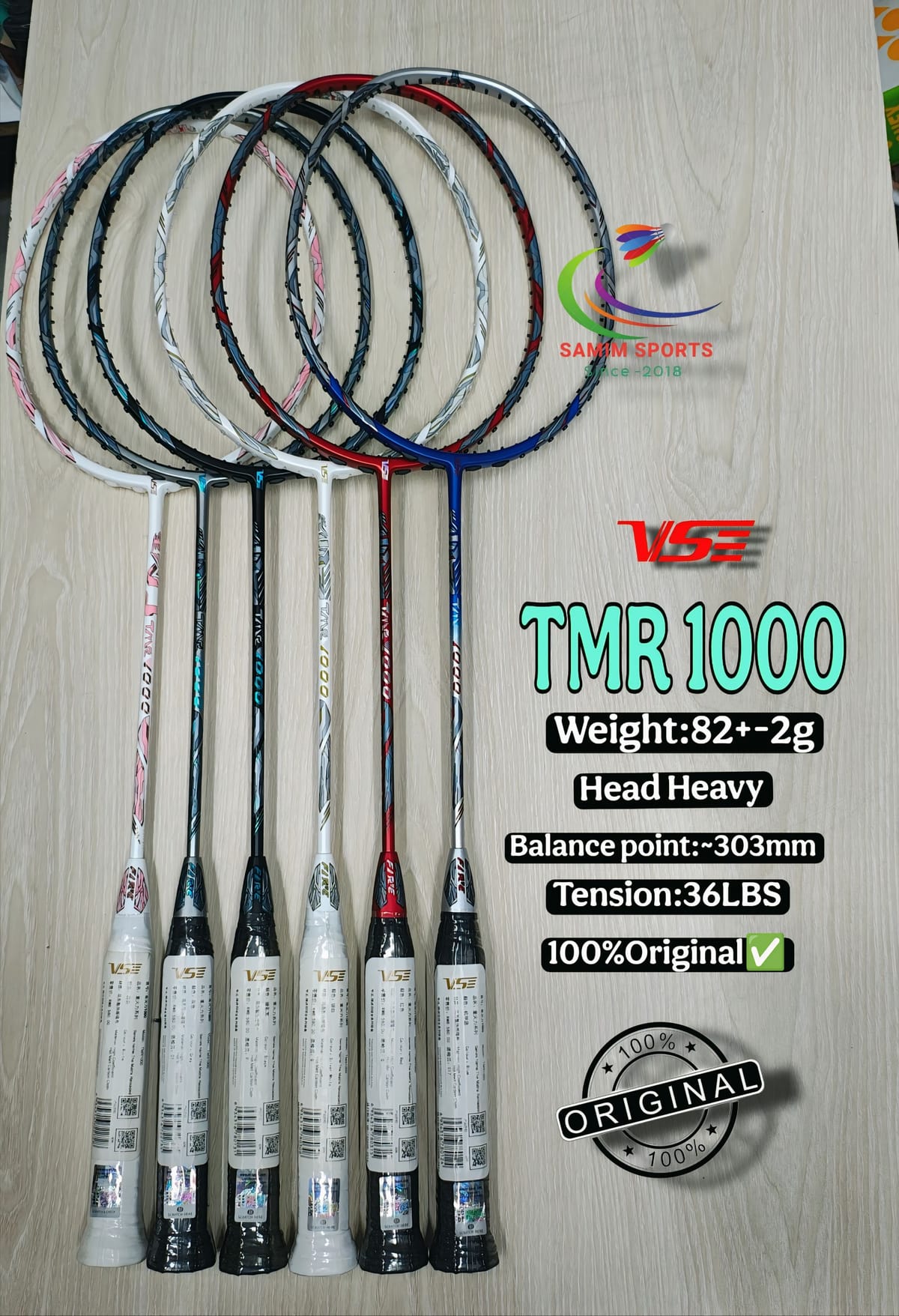 Vse Tmr 1000 Fire Power Badminton Racket