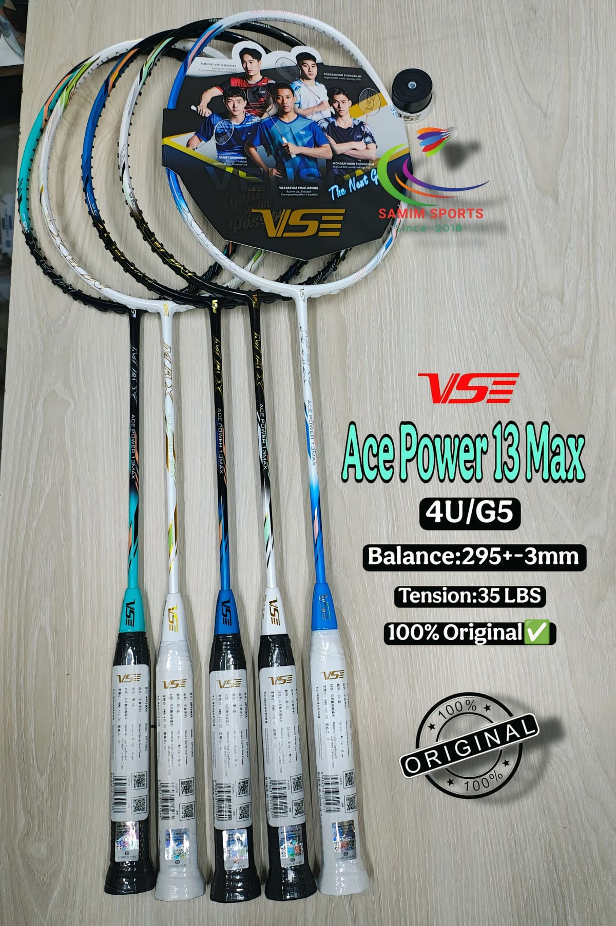 Vse Ace Power 13Max Badminton Racket