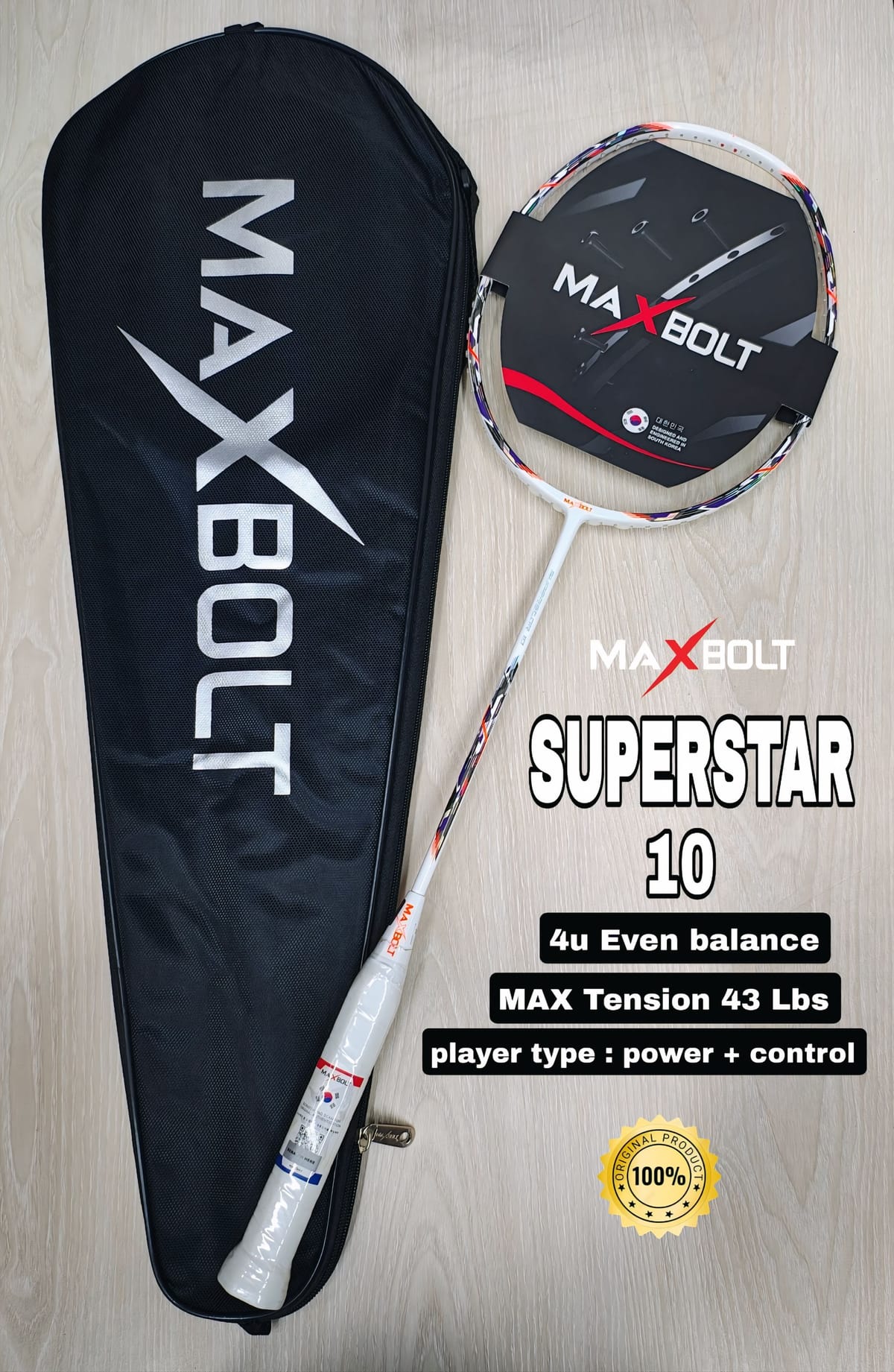 Maxbolt Superstar 10 Badminton Racket