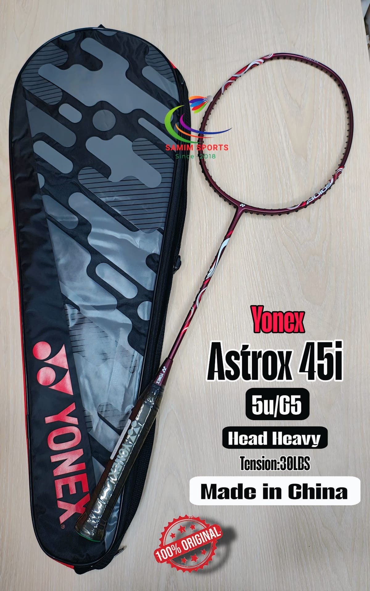 Yonex Astrox Lite 45i Badminton Racket (5u-G5)