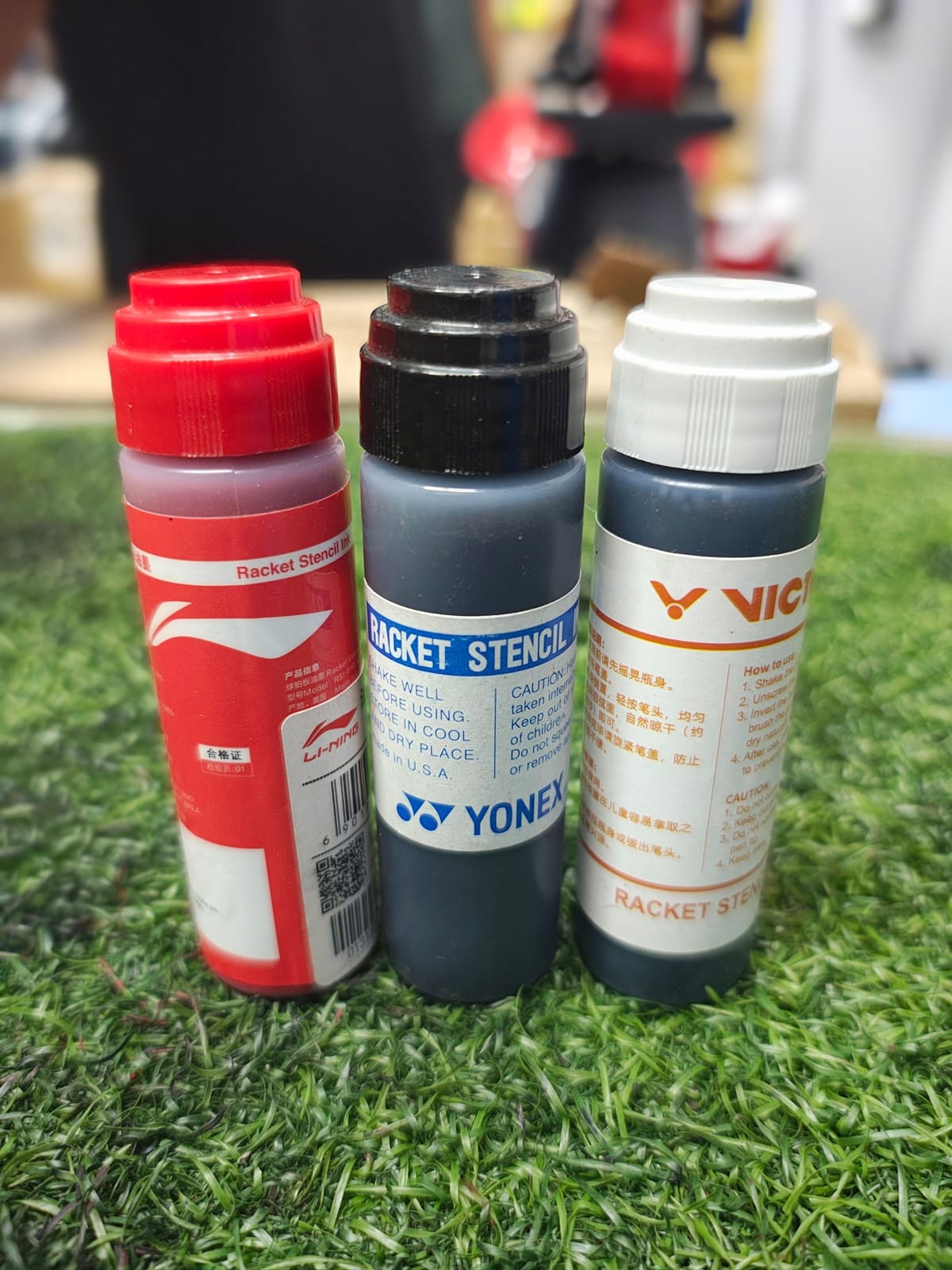 Badminton Stencil Ink