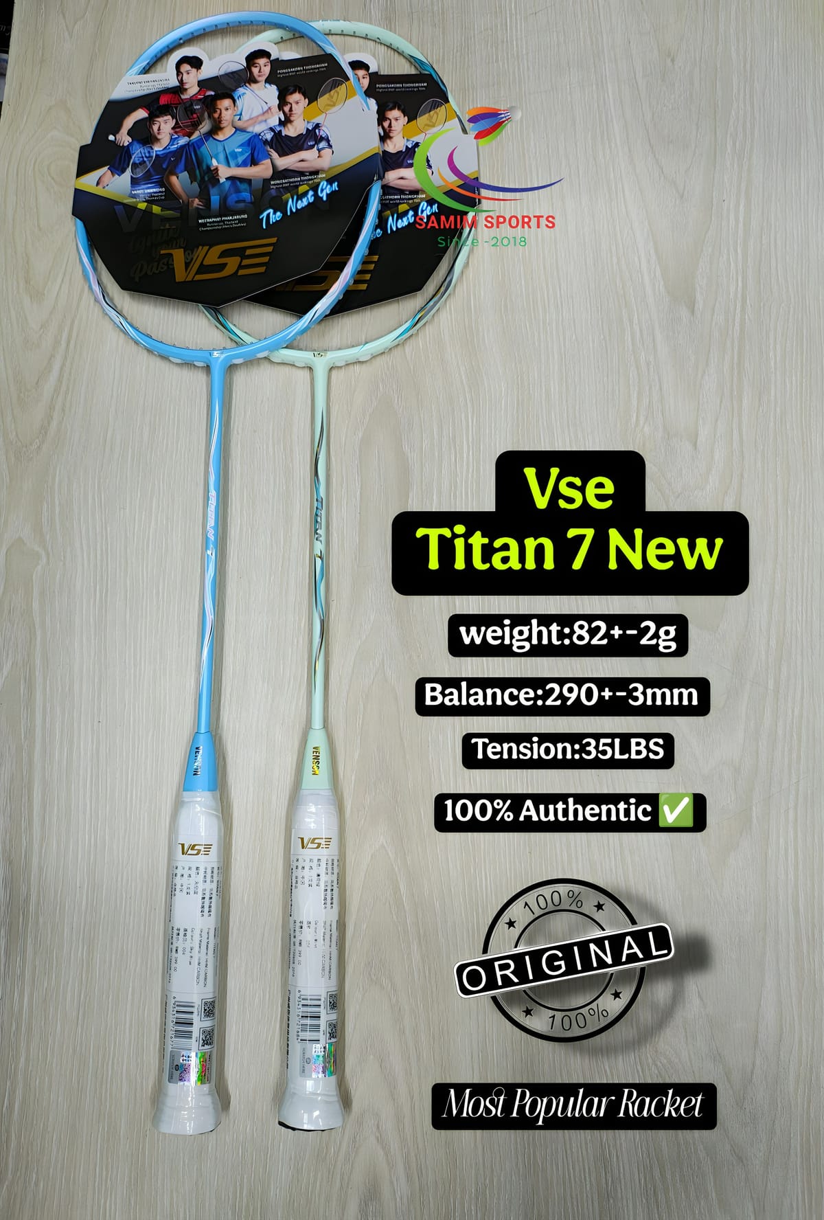 Vse Titan 7 New Badminton Racket!