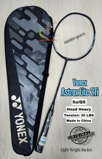 Yonex Astrox Lite 27i Dark navy Blue 5u Badminton Racket_img_0