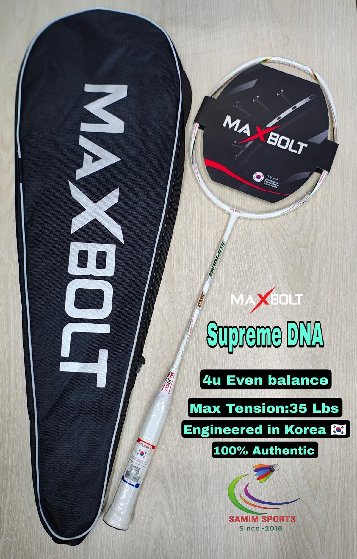 Maxbolt Supreme DNA Badminton Racket