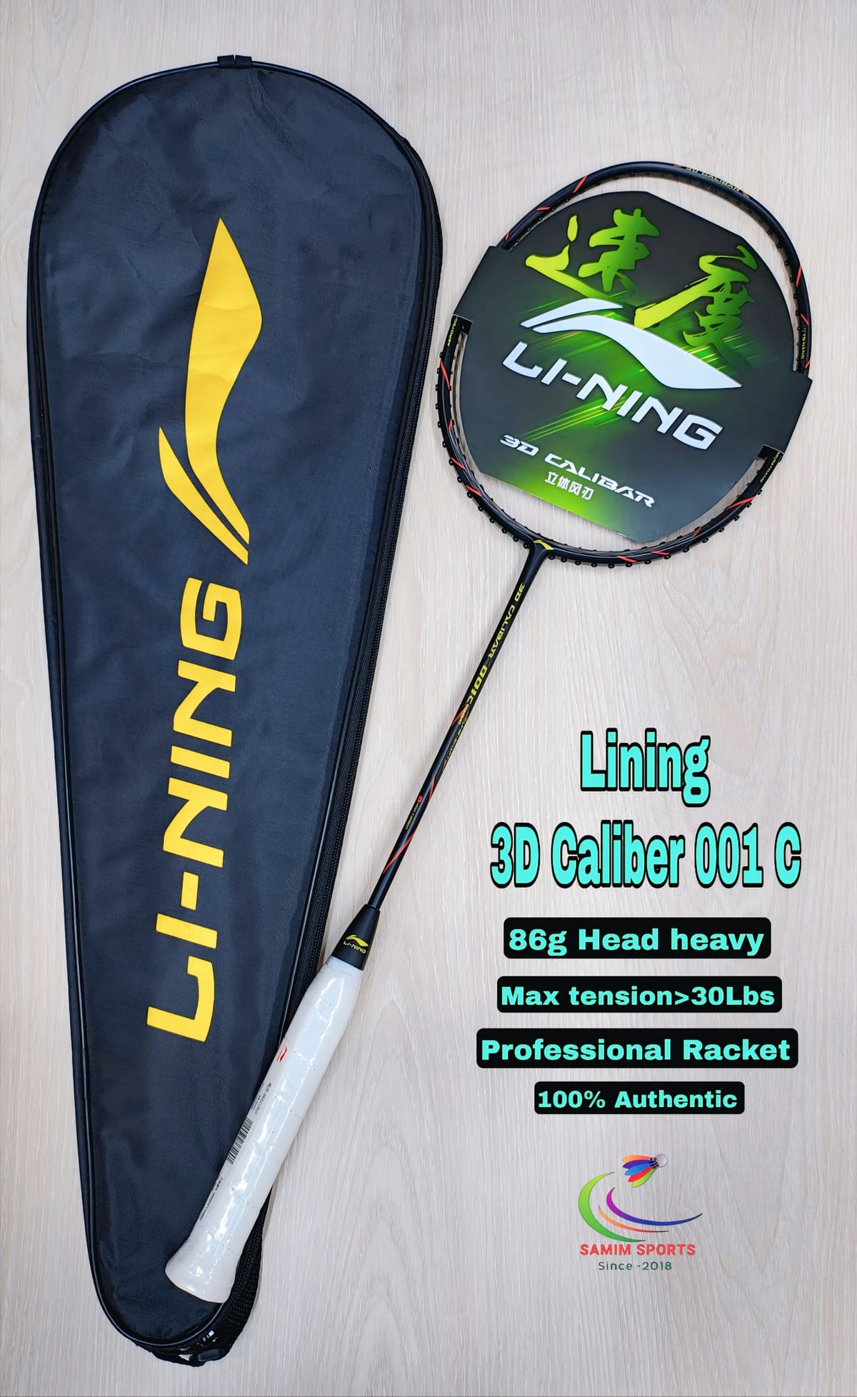 Li-Ning 3D Caliber 001c Badminton Racket