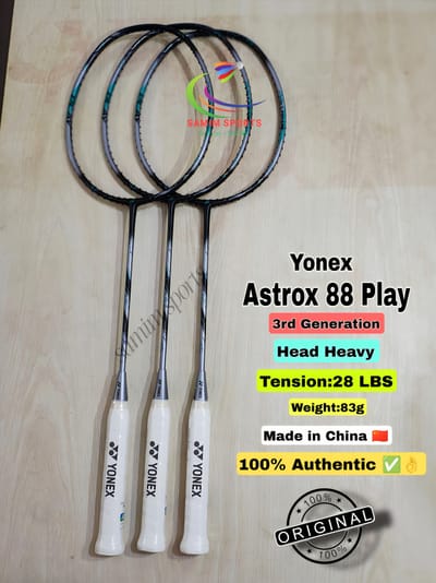 Yonex Astrox 88 Play (Gen3) Badminton Racket!4u Racket_img_0