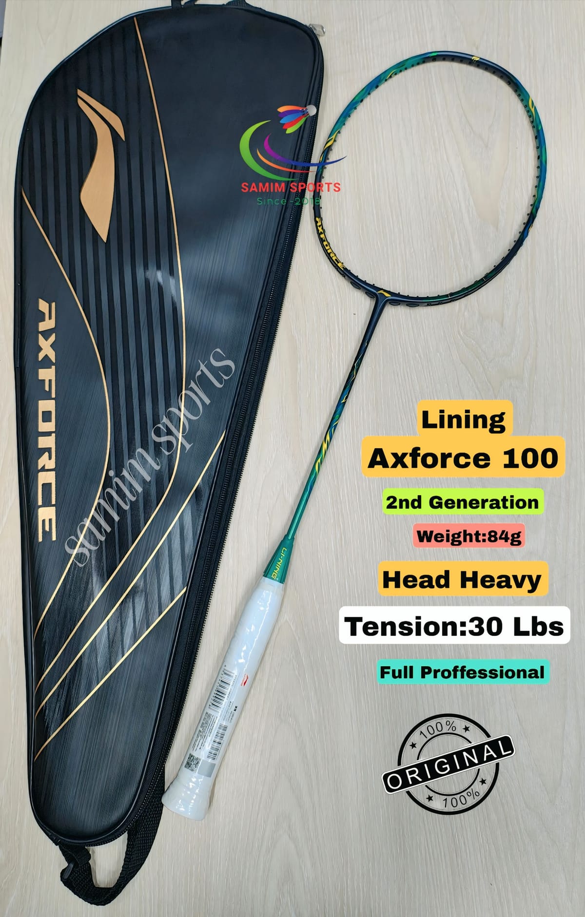 Lining Axforce 100 new Proffessional Badminton Racket!2nd Generation