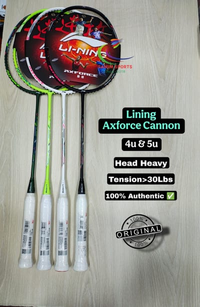 Li-Ning Axforce Cannon Badminton Racket! Head heavy 4u&5u_img_0
