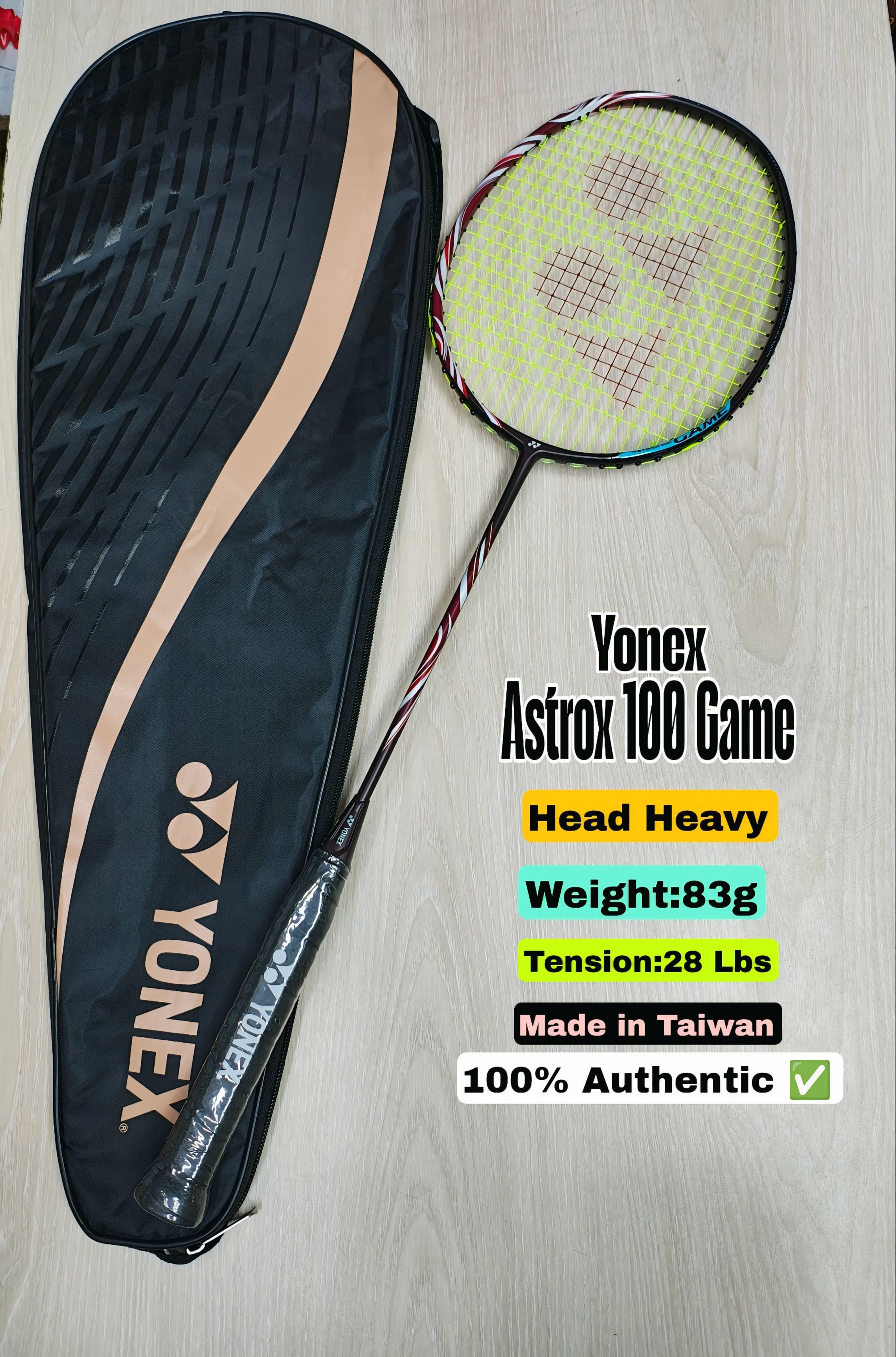 Yonex Astrox 100 Game Taiwan Badminton Racket