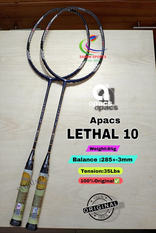 Apacs Lethel 10 Badminton Racket! Durk Gerry_img_0