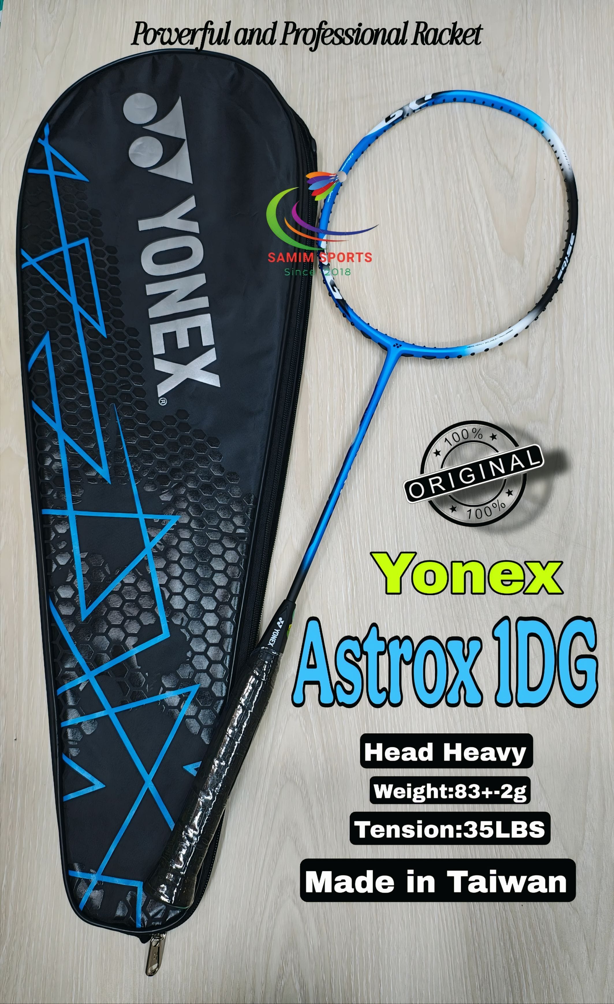 Yonex Astrox 1DG Badminton Racket.