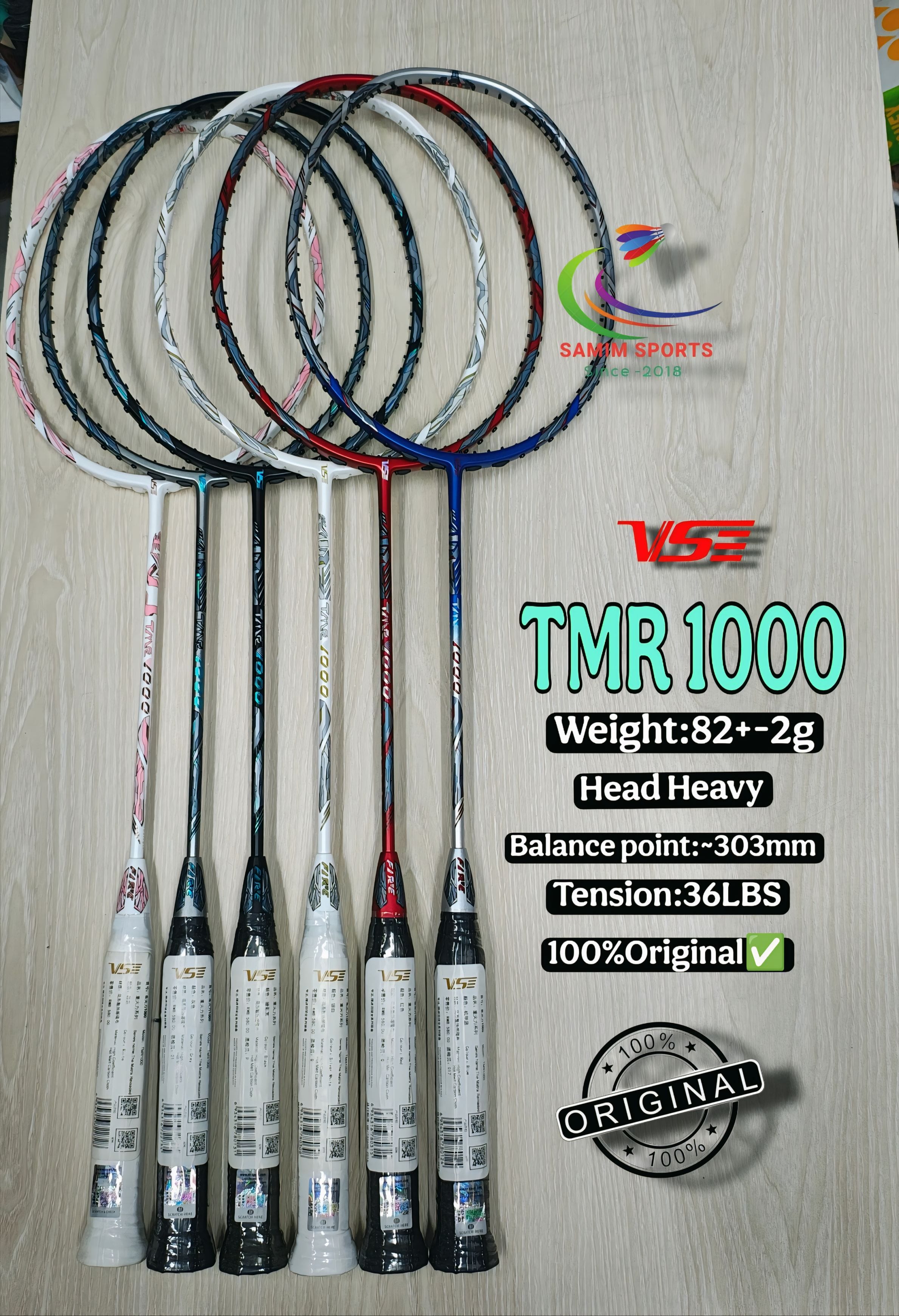 Vse Tmr 1000 Fire Power Badminton Racket