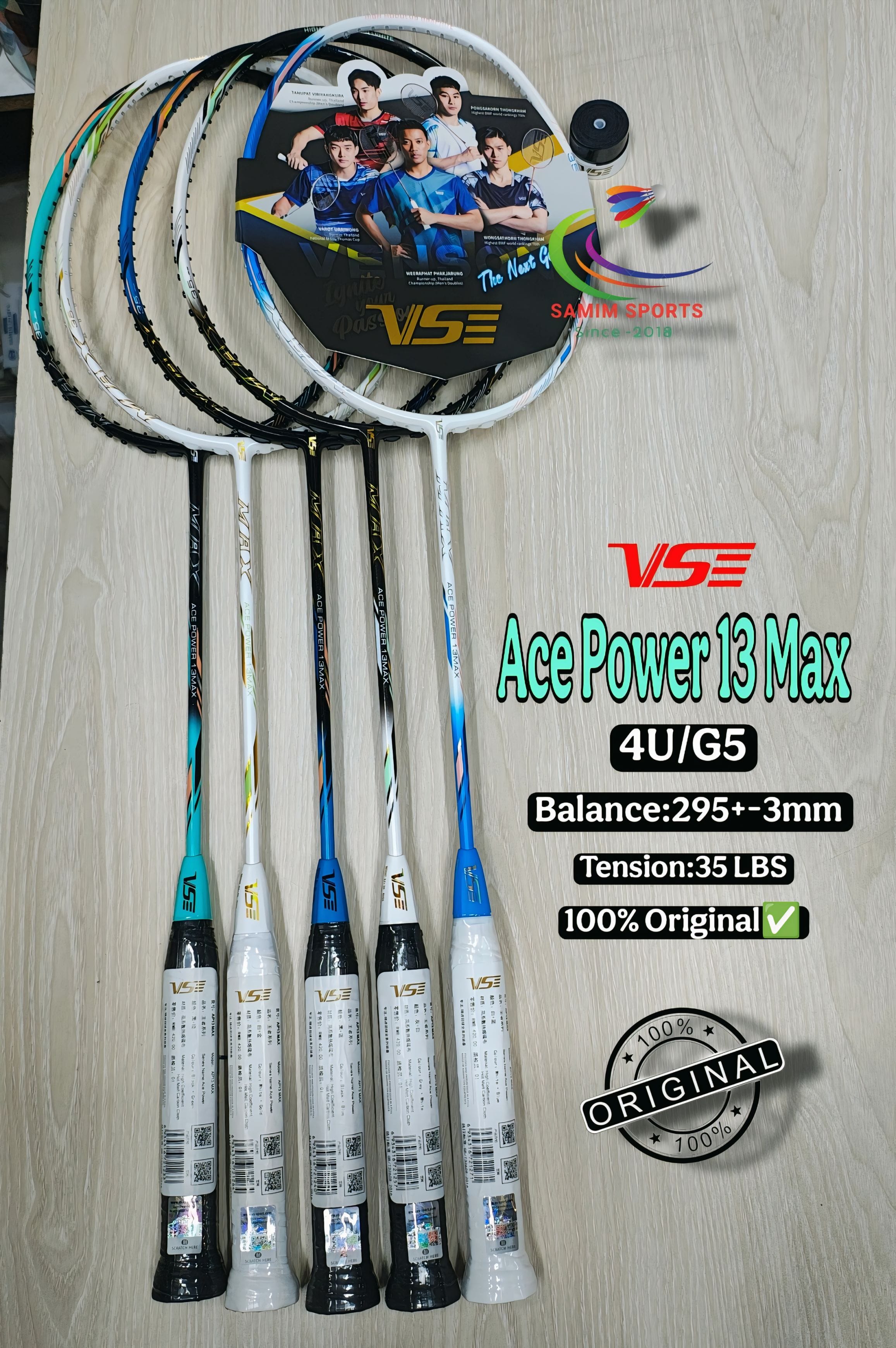 Vse Ace Power 13Max Badminton Racket