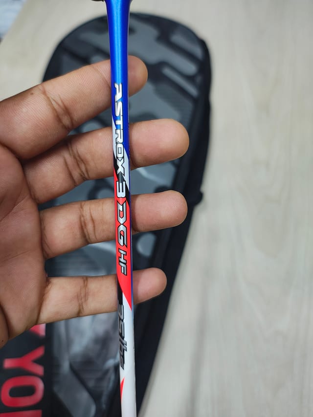 Yonex Astrox 3DG HF White Blue Badminton Racket_img_2