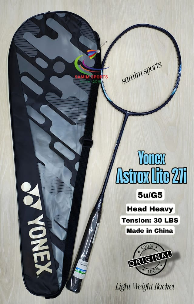 Yonex Astrox Lite 27i Dark navy Blue 5u Badminton Racket_img_0