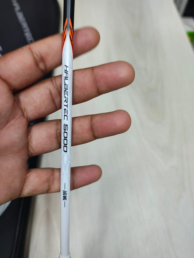 Lining Halbertec 5000 White parpel 4u Badminton Racket_img_2