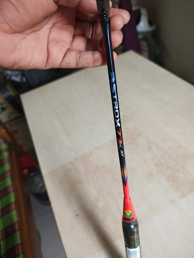 Yonex Astrox 77 Play Badminton Racket!  Red and Black_img_1