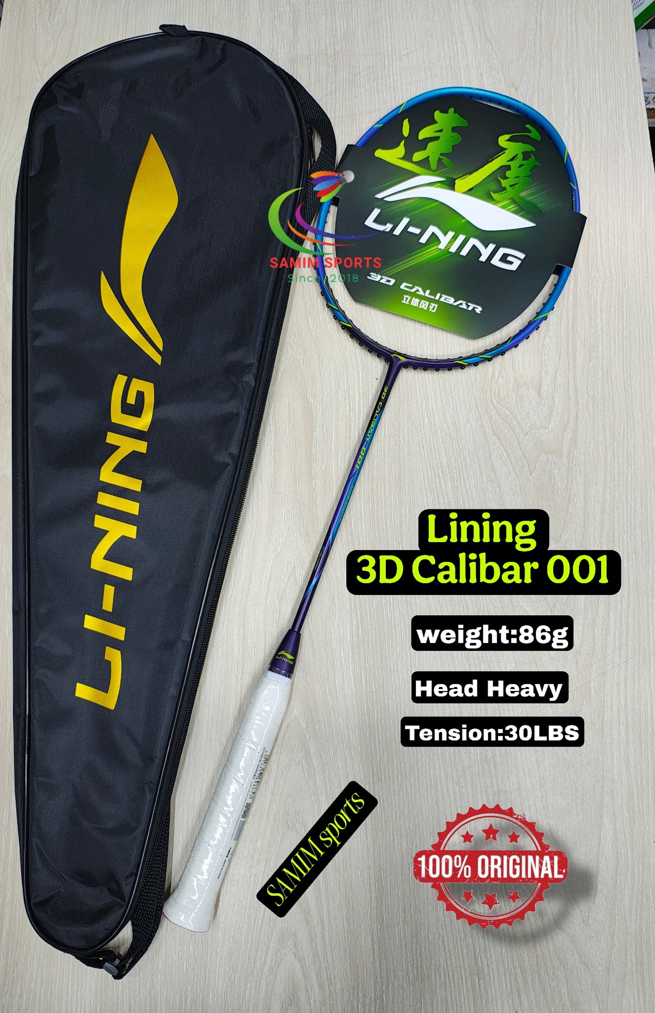 Lining 3D Calibar 001 Badminton Racket