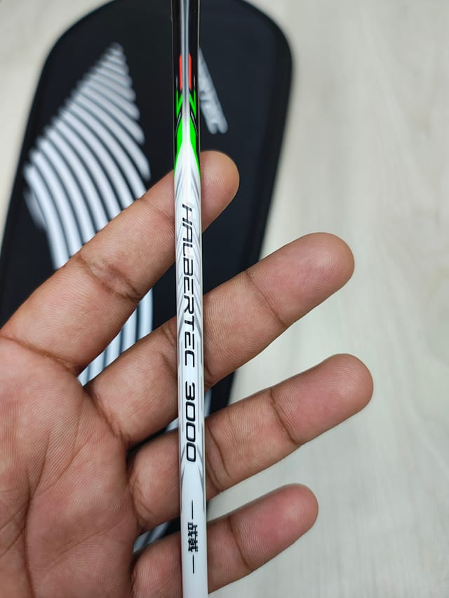 Li-Ning Halbertec3000 Badminton Racket (4u) white green colour_img_3